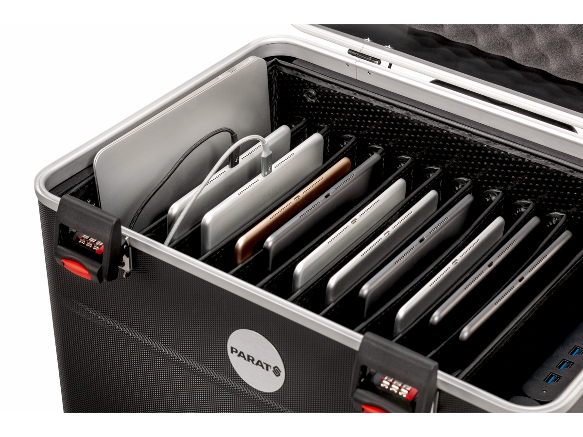 PARAPROJECT® Case TC10 TwinCharge, USB-C, ohne Kabel, schwarz