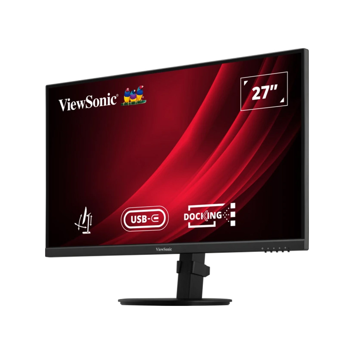 ViewSonic VG2709U-2K, 27'' (69cm) QHD Monitor mit 100Hz USB-C-Docking, 2 integrierte Lautsprecher