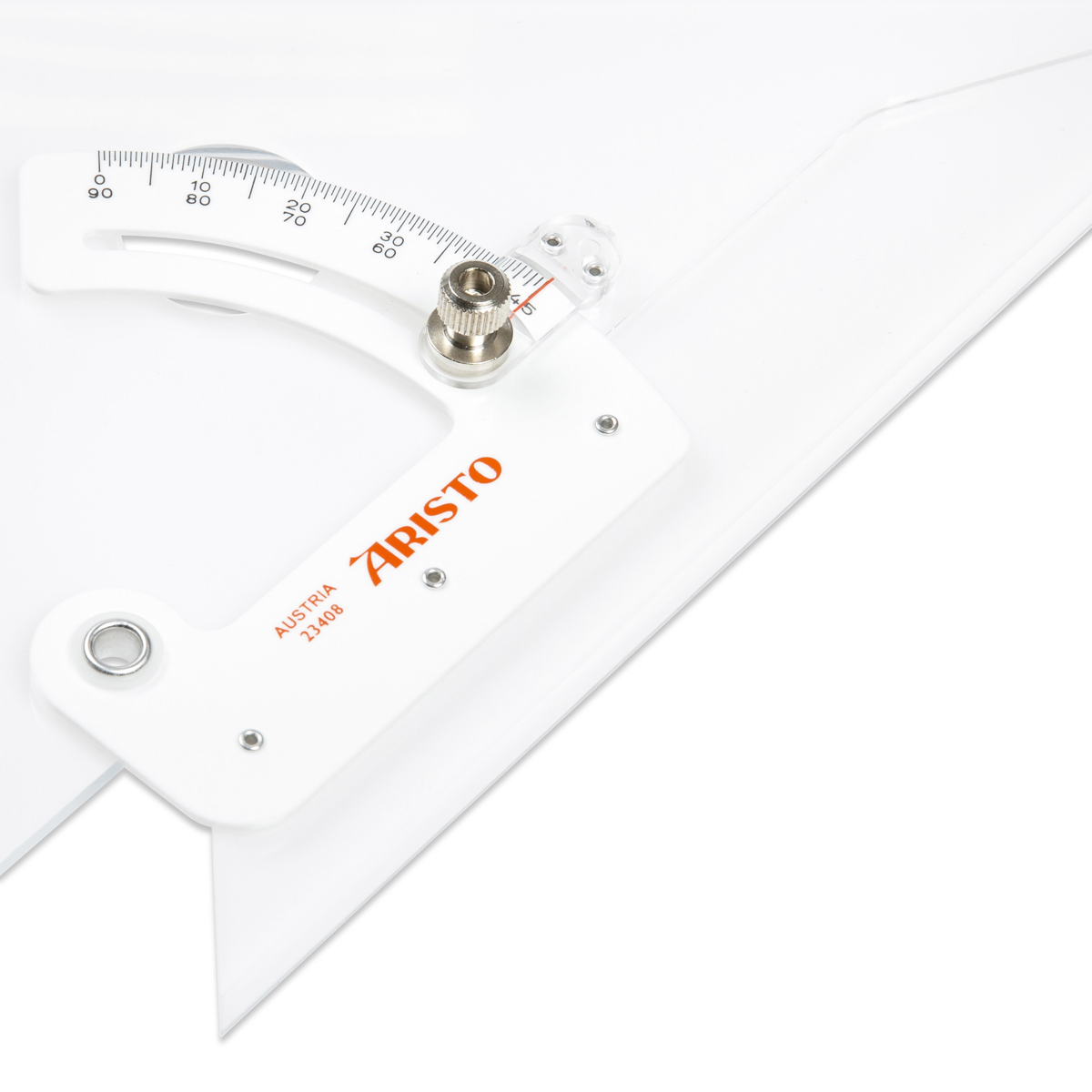 Aristo Stellwinkel Kathete 8'' (20cm) Facette durchgehend, glasklar 