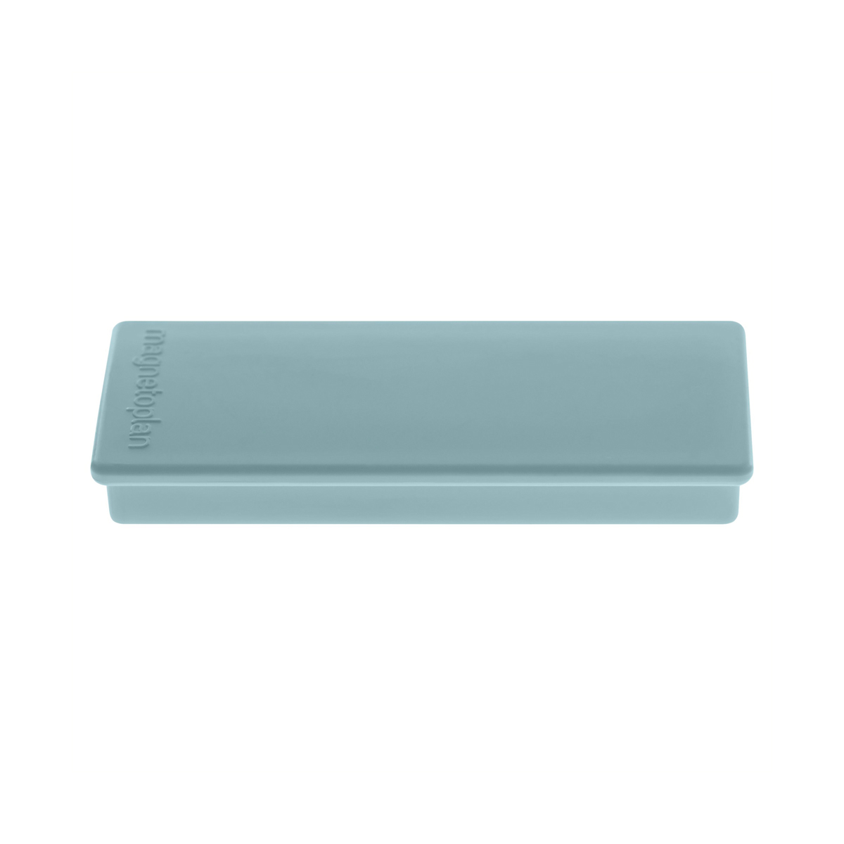 Magnetoplan 1665103 Rechteckmagnet, 10 Stück einfarbig blau