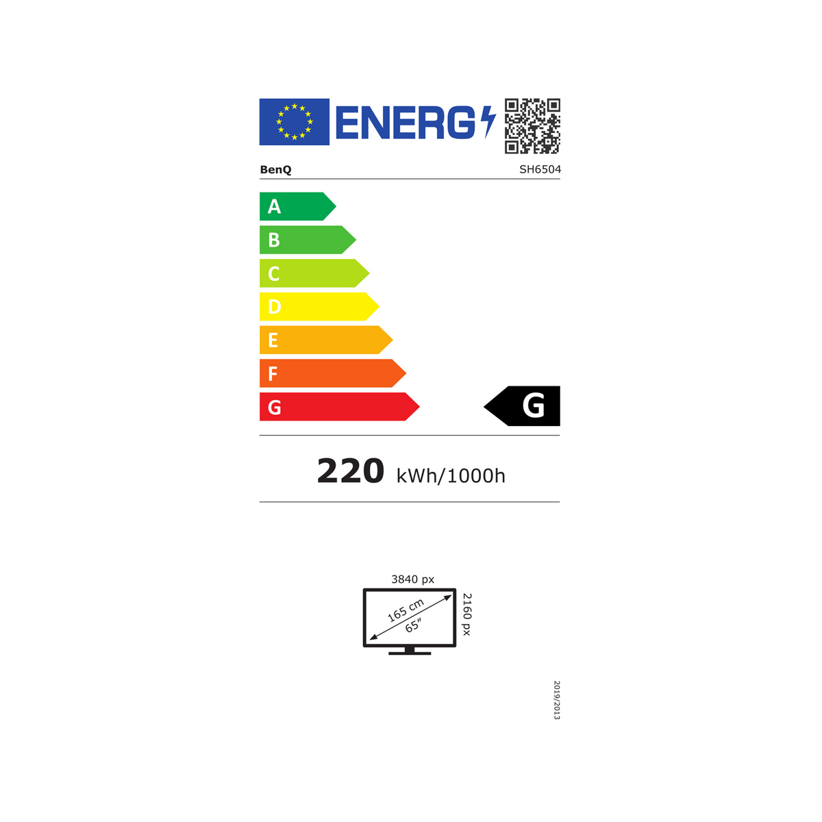 BenQ SH6504 65'' (165,1 cm) UHD-Touch-Display 