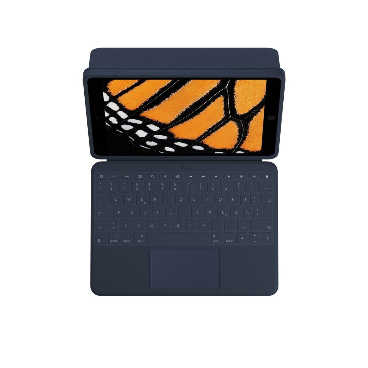 Logitech Rugged Combo 3 Touch, Multi-Touch-Trackpad für iPad 7. / 8. / 9. Generation