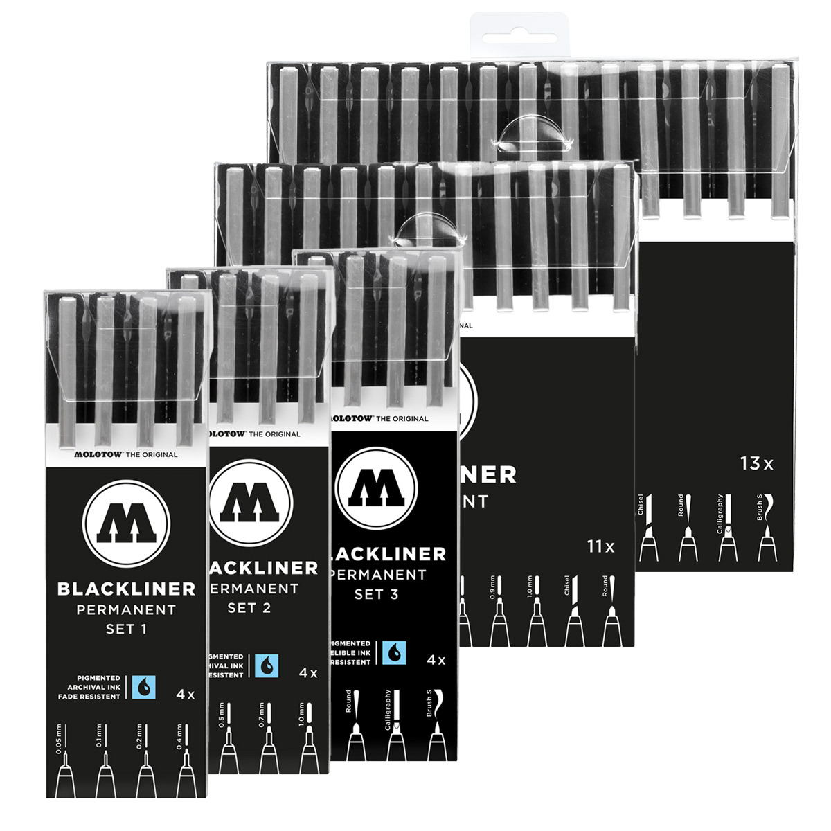Molotow BLACKLINER Sets 