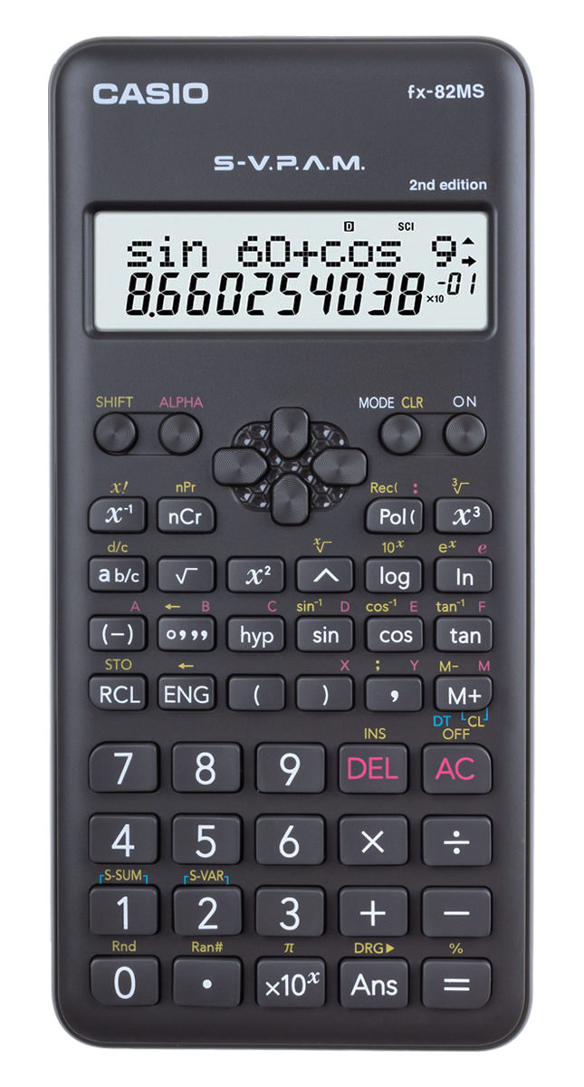 Casio FX-82 MS 2nd Schulrechner 