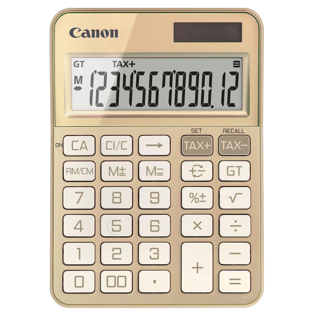 Canon KS-125KB Tischrechner gold 