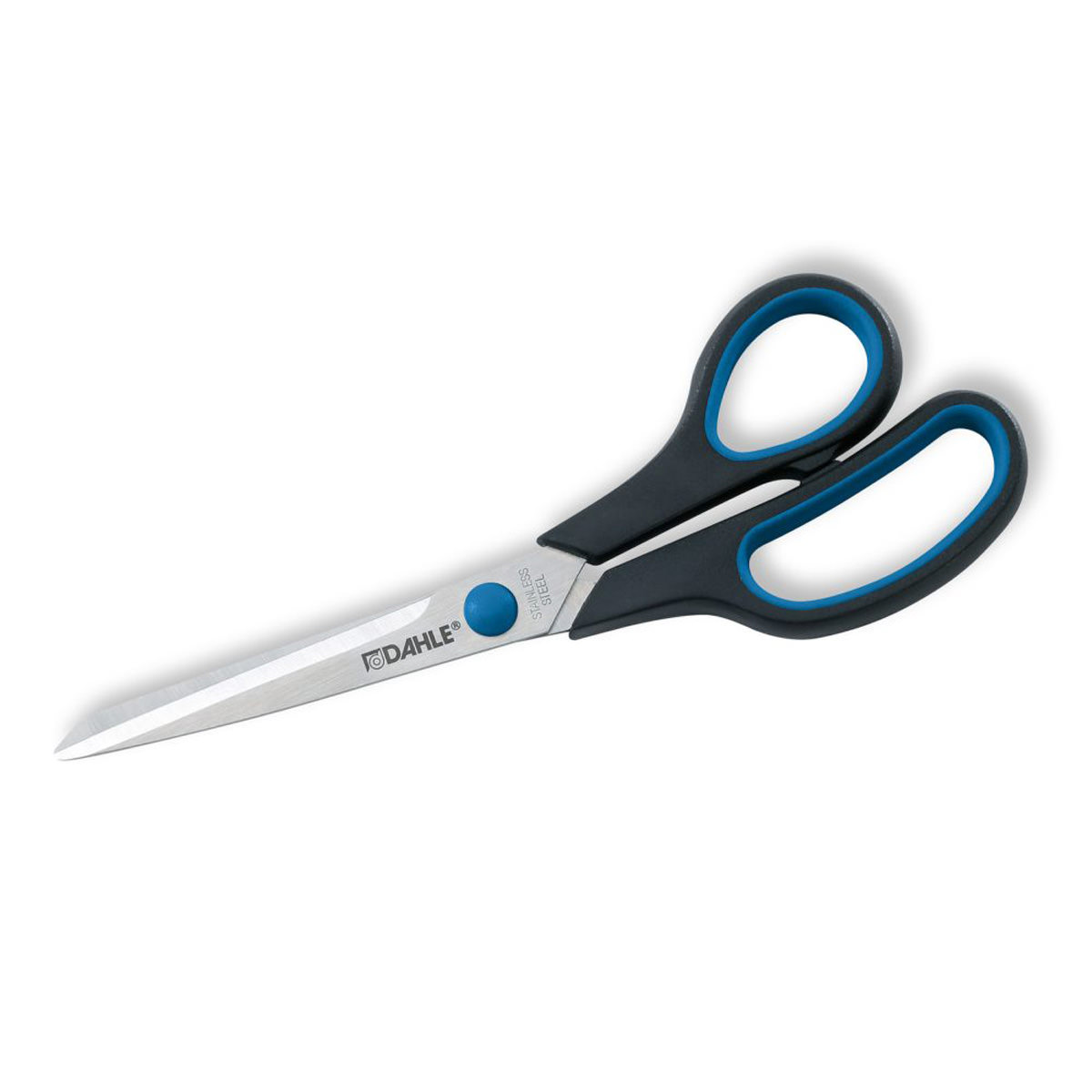 Dahle Office Comfort-Grip Papierschere 8 Zoll (20cm) rostfrei, Softgriffe 