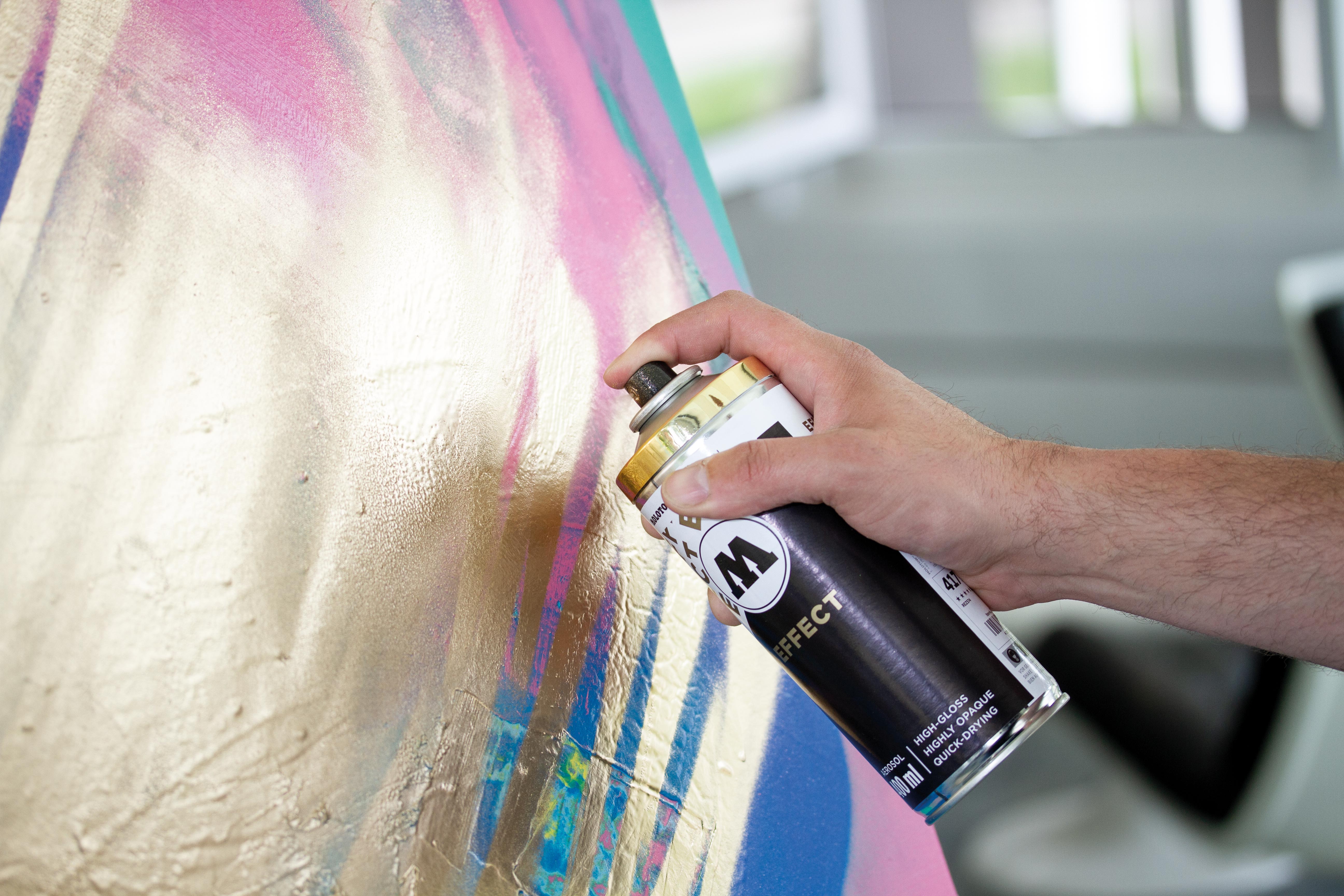 Molotow Sprühdose URBAN FINE-ART, Effect Lack 400 ml, Nr. 417 gold-effect 