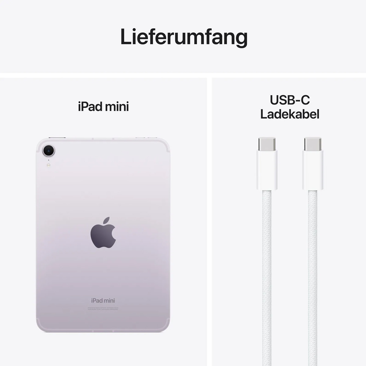 Apple iPad Mini A17 Pro 8.3'' (21,1cm) 7. Generation 2024 Wi-Fi 128 GB Purple