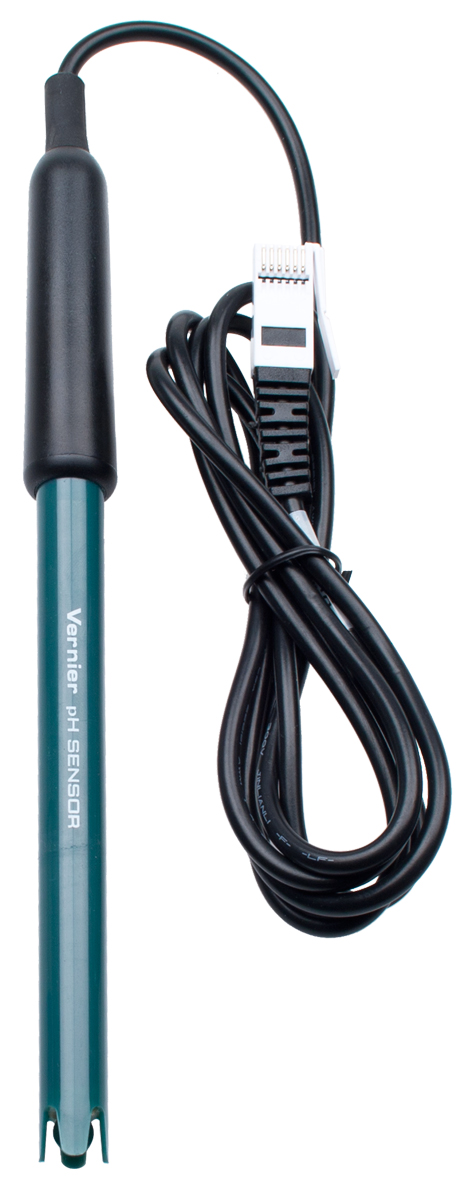 pH-Sensor von Vernier (für Flüssigkeiten) Messbereich: pH 0 bis pH 14 / Auflösung: 0,005pH