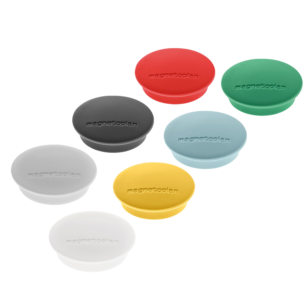 Magnetoplan Magnete Discofix Junior ⌀ 34 mm, 10 Stück