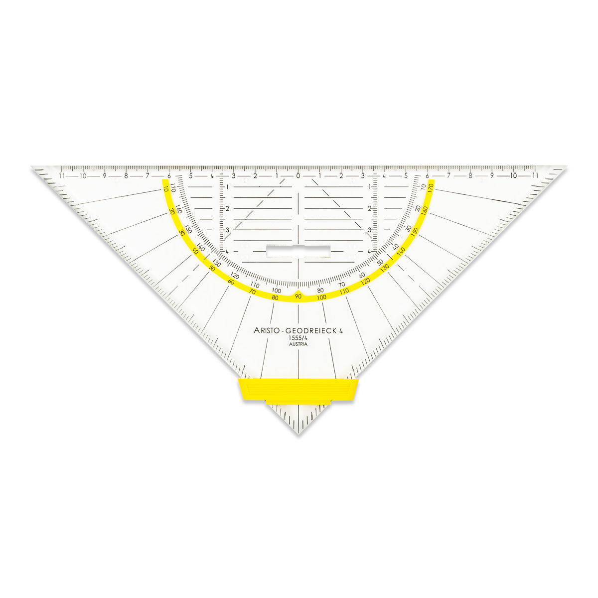 Aristo Geocover 25 cm mit Geodreieck AR1555/4 + Schutzhülle Motiv Basic 