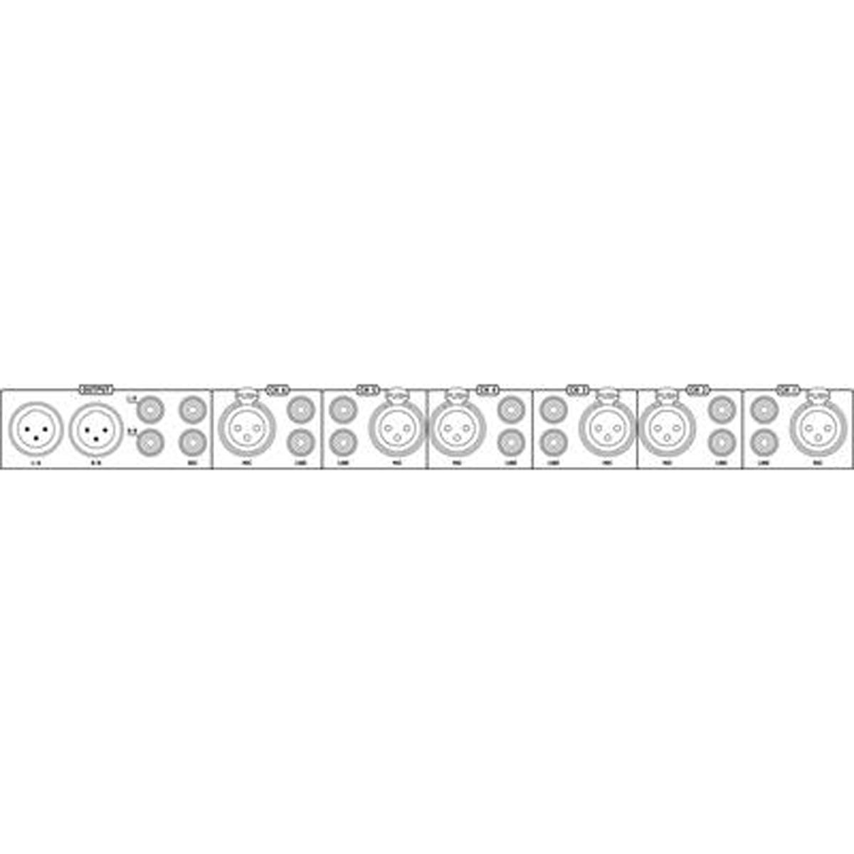 IMG STAGELINE MMX-602/SW Mikrofon-Line-Mischer