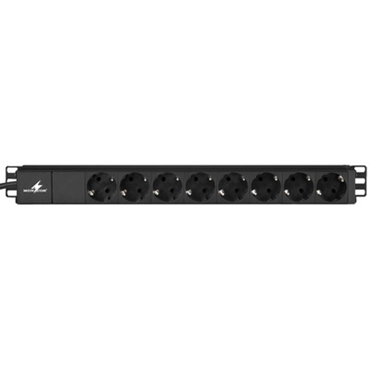 MONACOR RCS-85/SW Rack-Steckdosenleiste