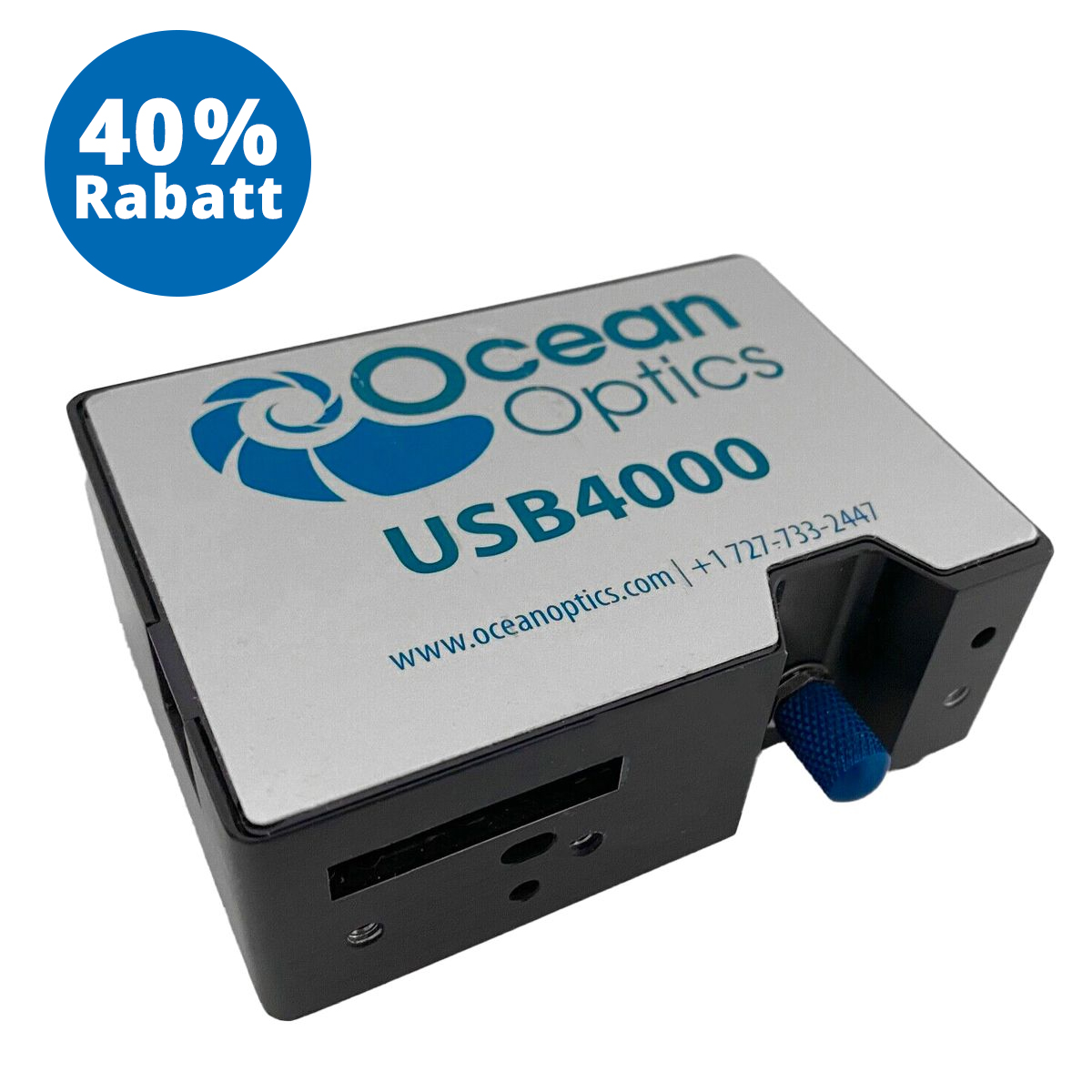 Spectrometer USB 4000 VIS-NIR von Ocean Optics USB-Anschluss/15Kurvetten/380-950nm/Auflösg. 0,2nm