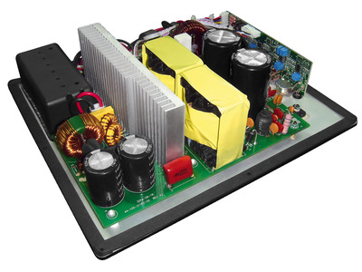 MONACOR SAM-500D Class-D-Subwoofer-Aktiv-Modul, 500 W an 4 O