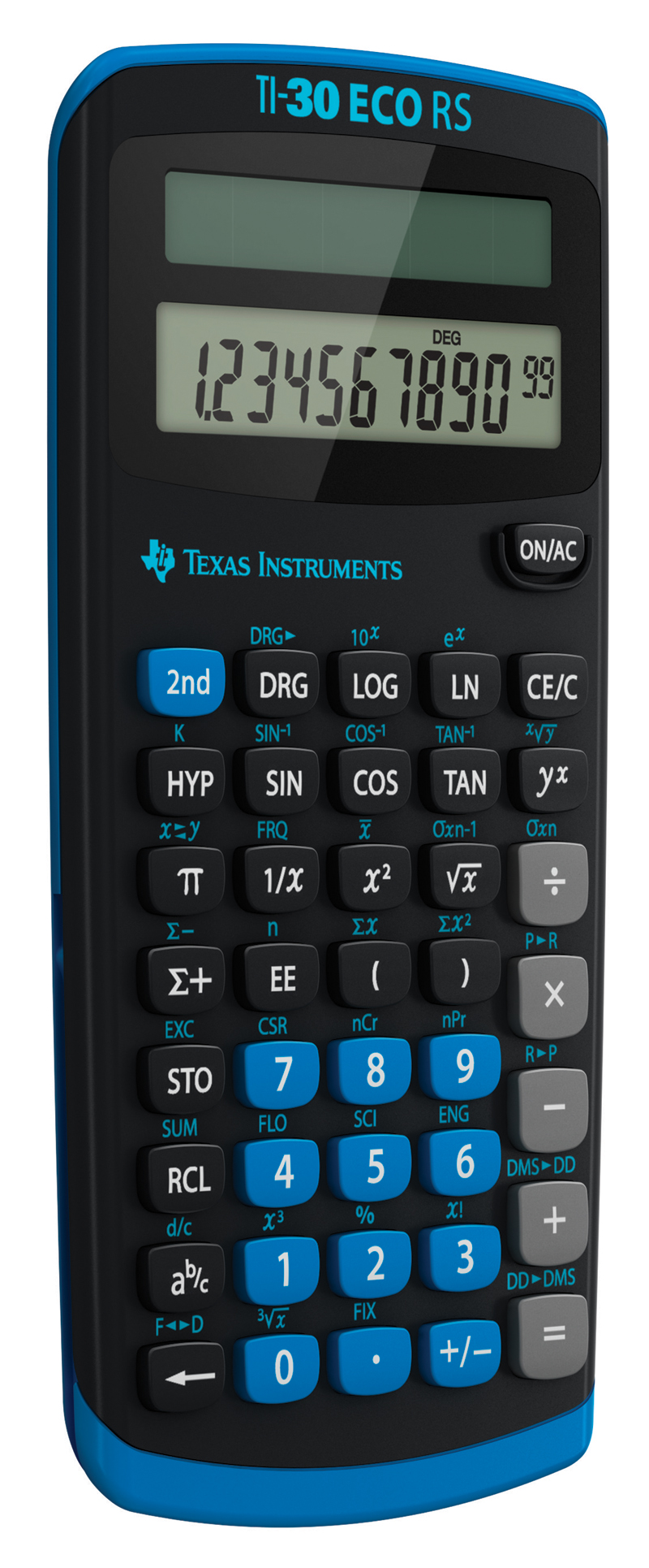 TI-30 ECO RS Schulrechner Texas Instruments, 1-zeiliges Display, Solar 