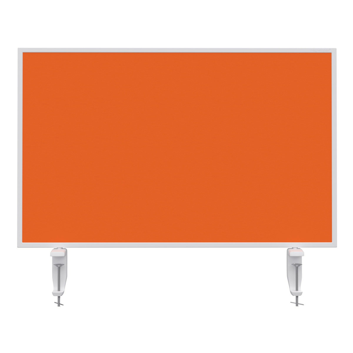 Magnetoplan 1108044 Tischtrennwand VarioPin Whiteboard/Filz Orange, 80 x 50cm