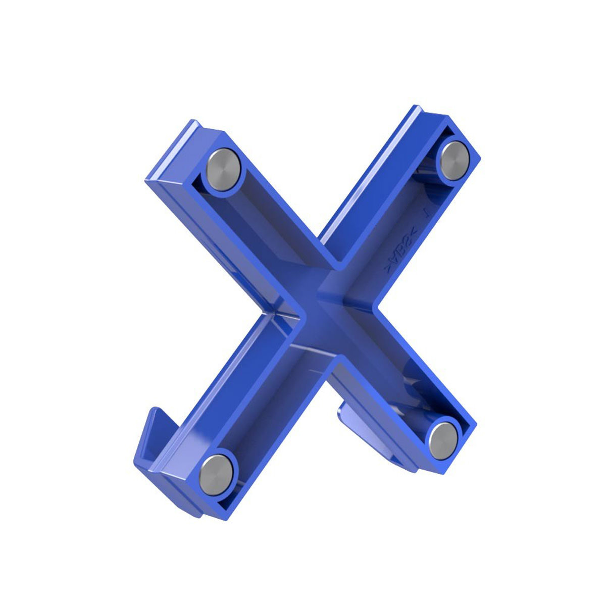 Dahle MEGA Magnet CROSS XL blau, 90 x 90 mm mit 2 Haken 