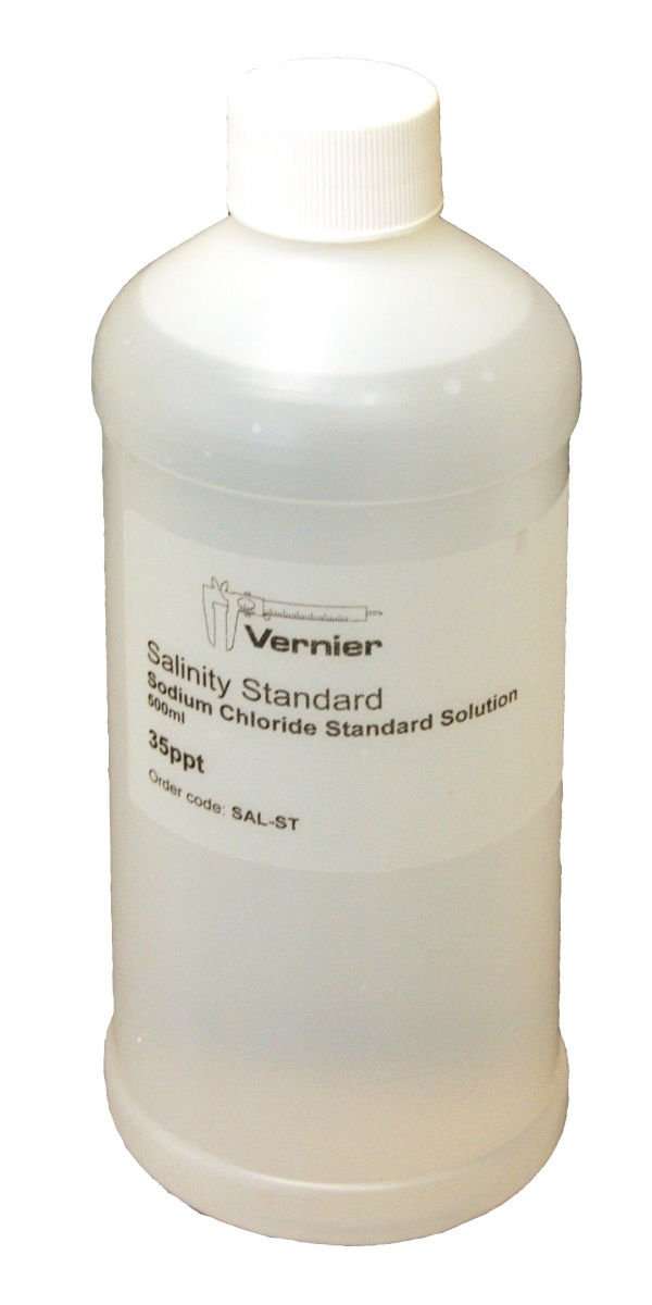 Vernier Lösung mit Salzgehalt 35-ppt, 500 ml (SAL-ST) für SAL-BTA für die Kalibrierung des Salzgehaltssensors