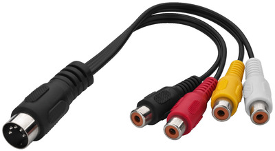 MONACOR ACA-15/1 Stereo-Audio/Video-Kabeladapter