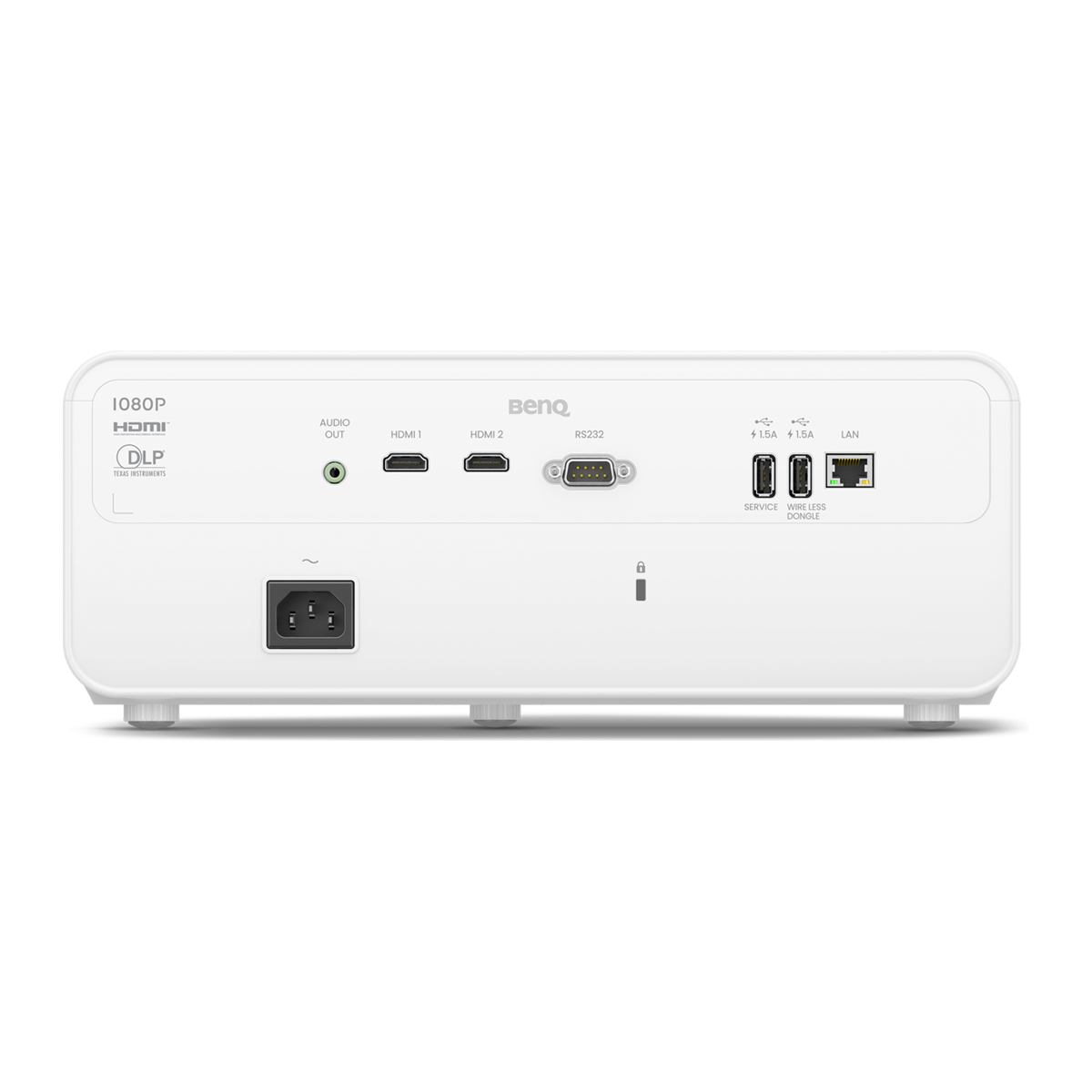 BenQ LH660 Full HD Laserprojektor, 4600 ANSI Lumen, DLP, 1080p, 3000000:1, 16:9, 1,07 Mrd. Farben, für Meeting- & Konferenzräume