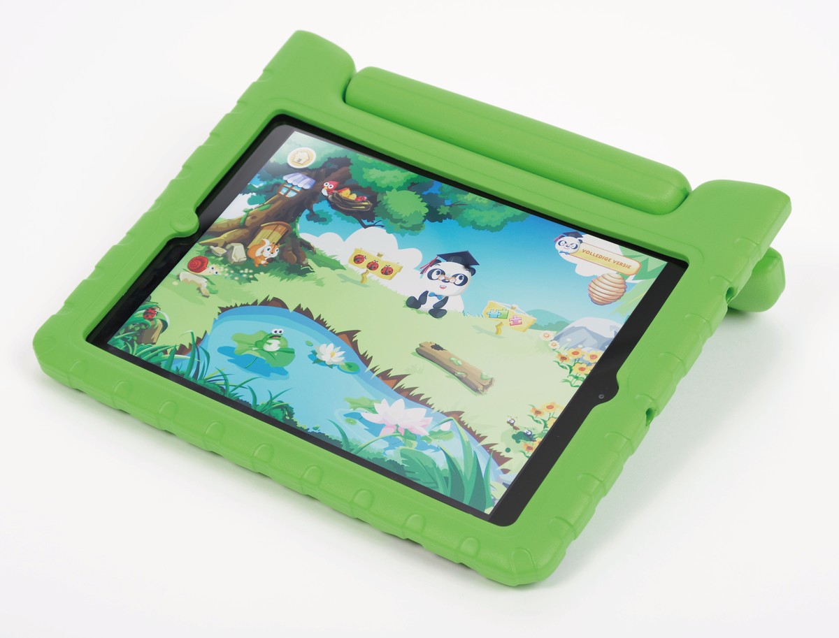 PARAPROJECT® KidsCover für iPad 10.2'' der 9. Generation, Schutzhülle in grün inkl. Stylus