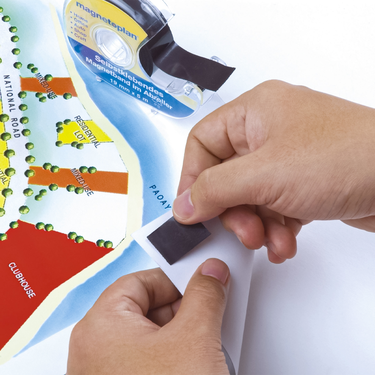 Magnetoplan 15510 Magnetband im Spender, 5 Meter 