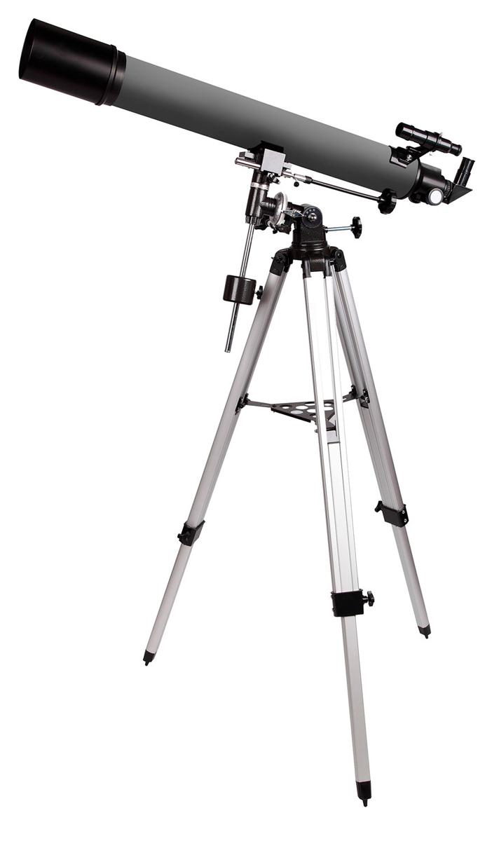 Levenhuk Blitz 80 PLUS Telescope 160x, Refraktor mit 900 mm Brennweite, f/11, äquatorial 