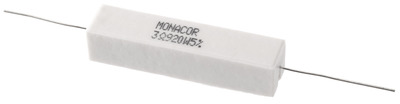MONACOR LSR-39/20 Hochlast-Zementwiderstand, 3,9 Ω, 20 Watt