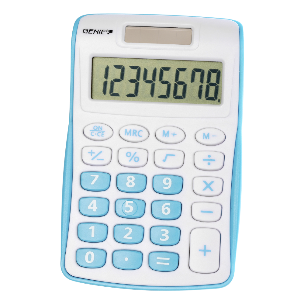 Genie 120 B Taschenrechner blau 