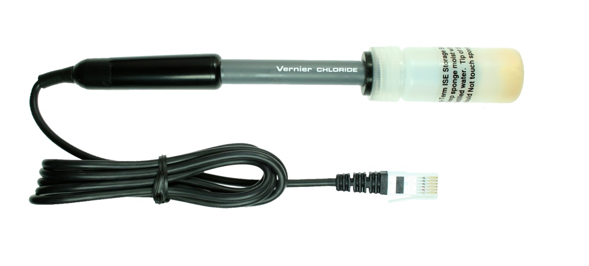 Vernier Chlorid-Ionen-Sensor (CL-BTA) Messbereich: 1,8 - 35.000mg/L +/- 0,7% vom Messw.