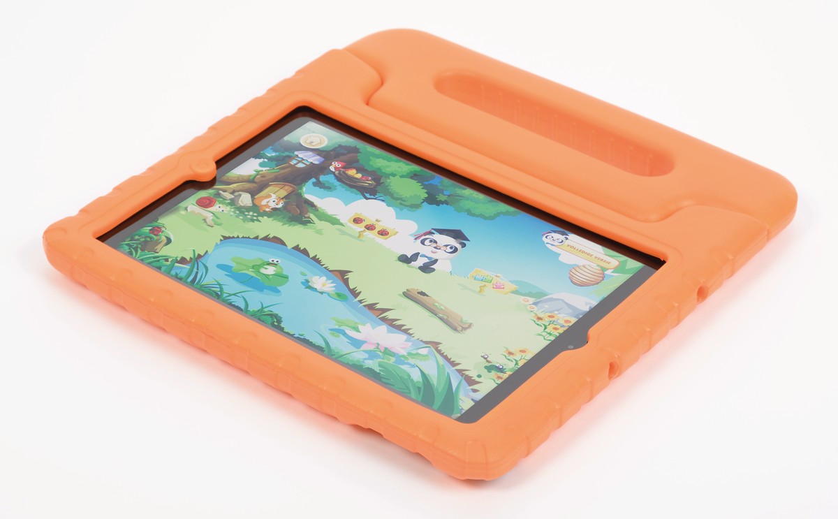 PARAPROJECT® KidsCover für iPad 10.2'' der 9. Generation, Schutzhülle in orange inkl. Stylus