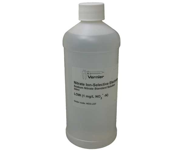 Vernier Kalibrierungslösung 1 mg, Niedrige Konzentration 500 ml Flasche (NO3-ST) für NO3-BTA Kalibrierung von Nitrationen-selektiven Elektroden