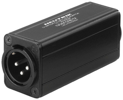 MONACOR NA-2MD0BTX NEUTRIK-XLR/ Cinch-Symmetrieradapter/Massetrennfilter