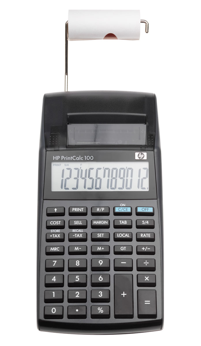 HP-PrintCalc 100 druckender Tischrechner 