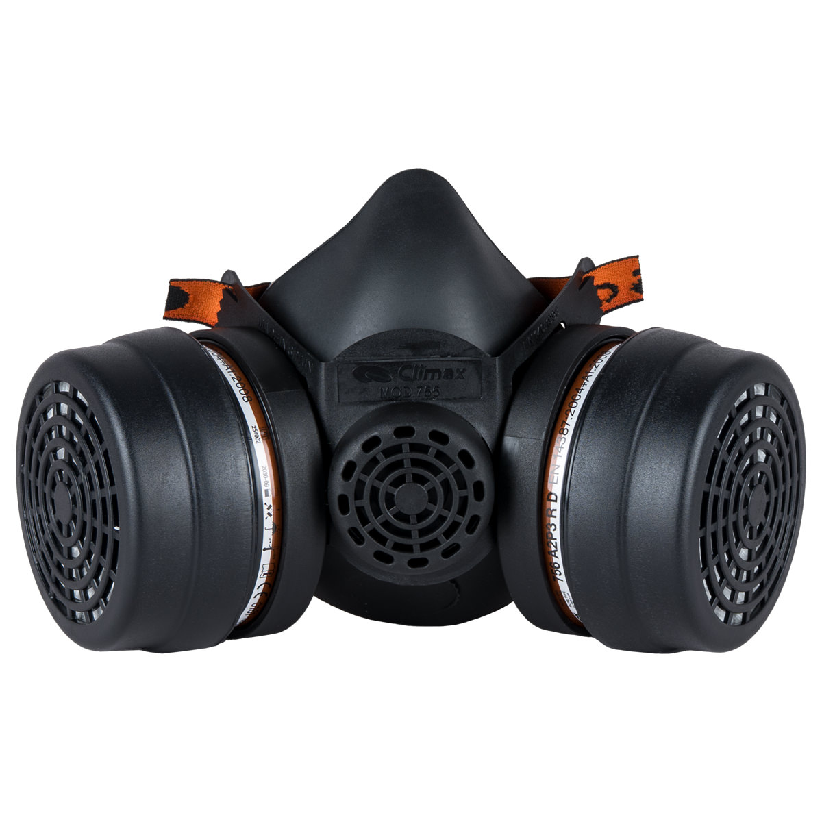 Molotow Atemschutzmaske Defender A2-P3 Filter, Größe anpassbar, schwarz 
