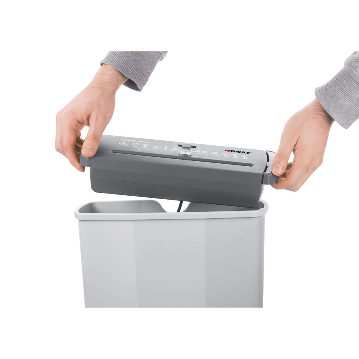 Dahle Aktenvernichter PaperSAFE 60 Streifenschnitt, 6 Blatt, 11 L 