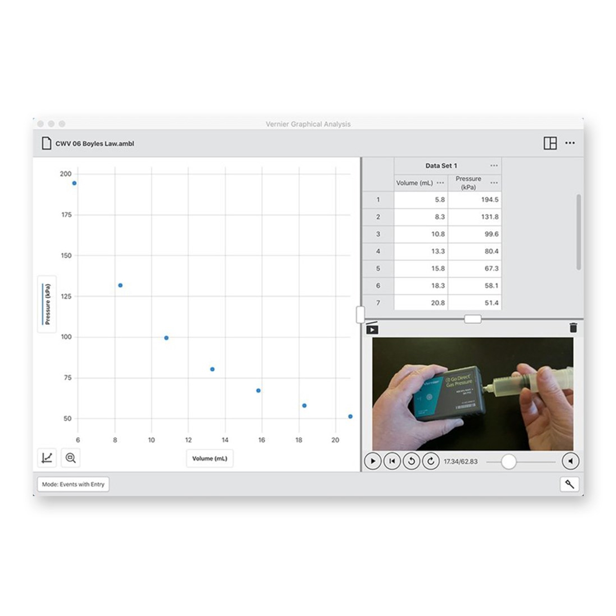Vernier Graphical Analysis Pro 1-Jahres-Einzelplatzlizenz (GAP-1YR-1US)