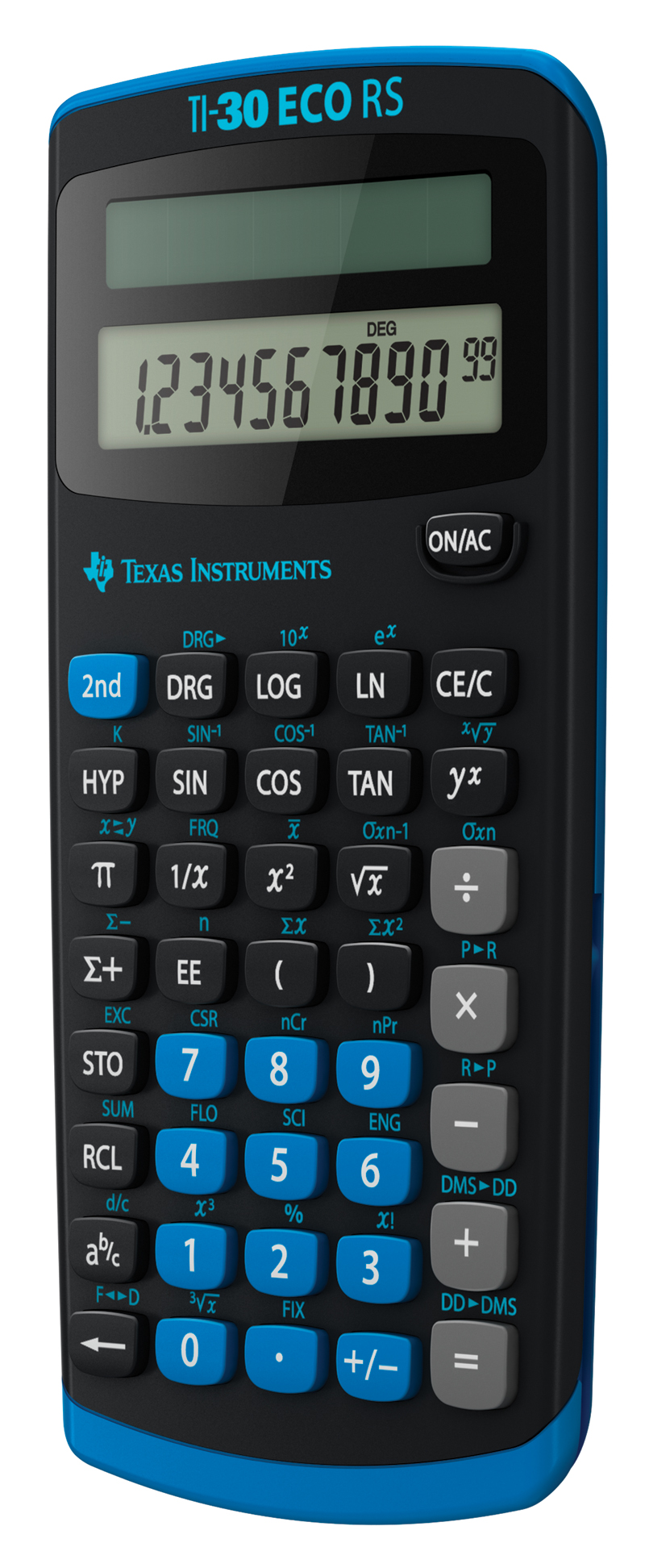 TI-30 ECO RS Schulrechner Texas Instruments, 1-zeiliges Display, Solar 