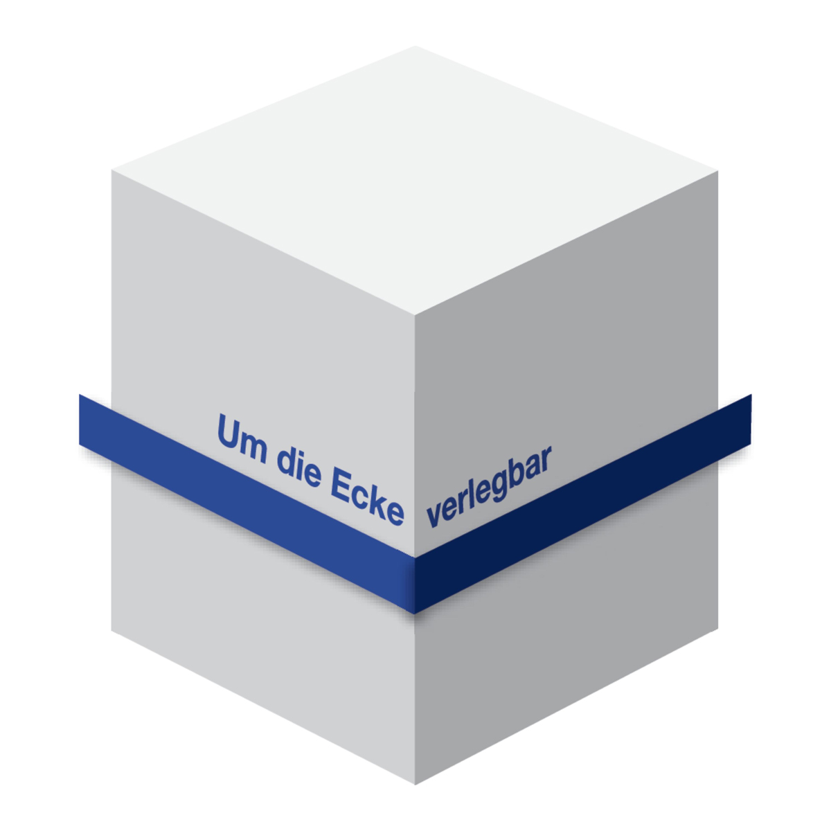 Magnetoplan 5705105 Metallband, magnethaftend, weiß 