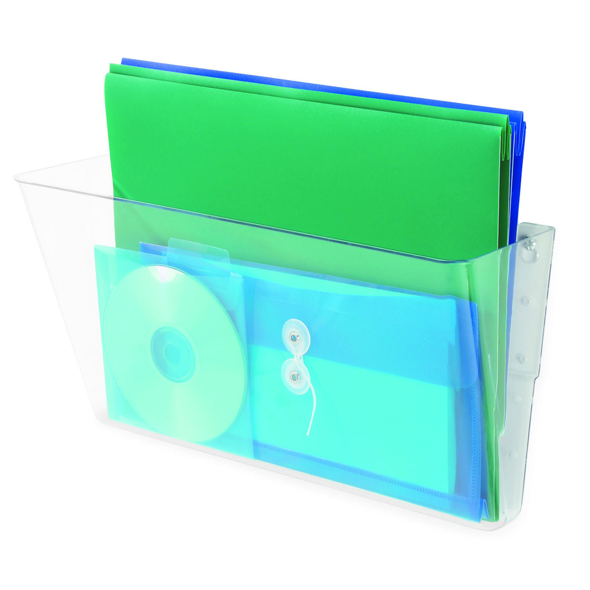 Magnetoplan 73101 Wandprospekthalter ''DocuPockets'' magnetisch A4 Querformat