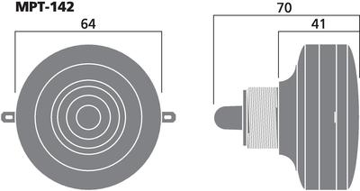 MONACOR MPT-142 Piezo-Hochton-Treiber