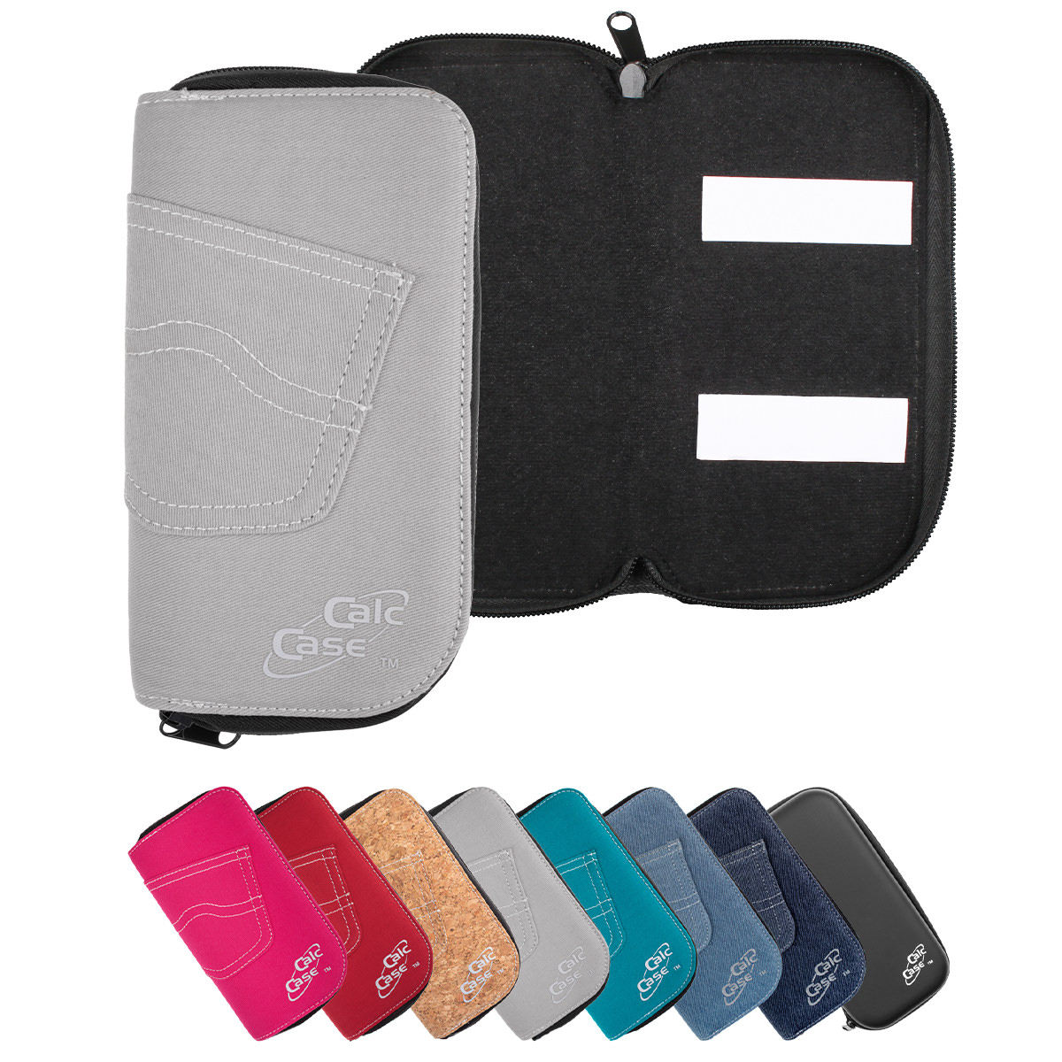 Casio FX-7400 G III Rechner mit Tasche hellgrau, Folie, Fachbuch, Zirkel Set 