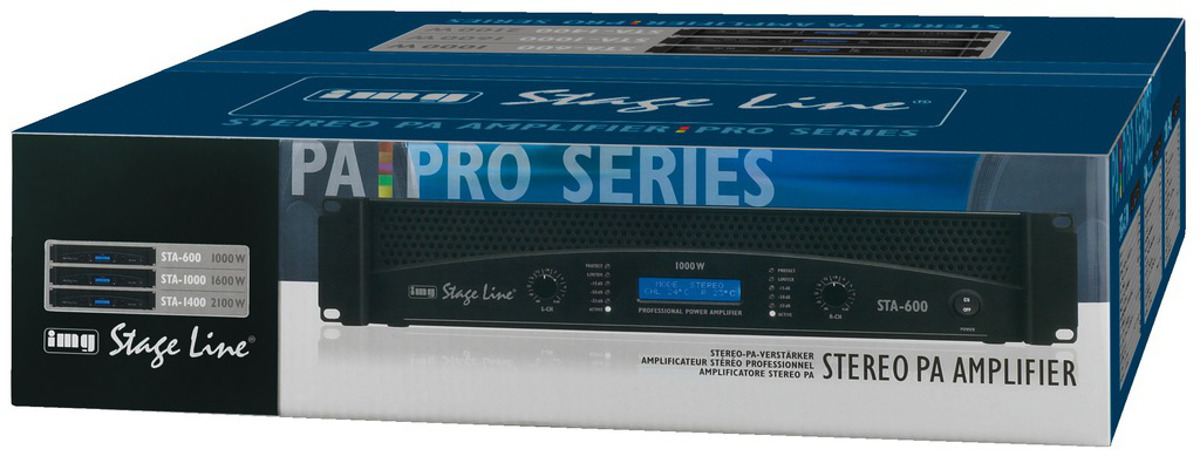 IMG STAGELINE STA-1000 Professioneller Stereo-PA-Verstärker