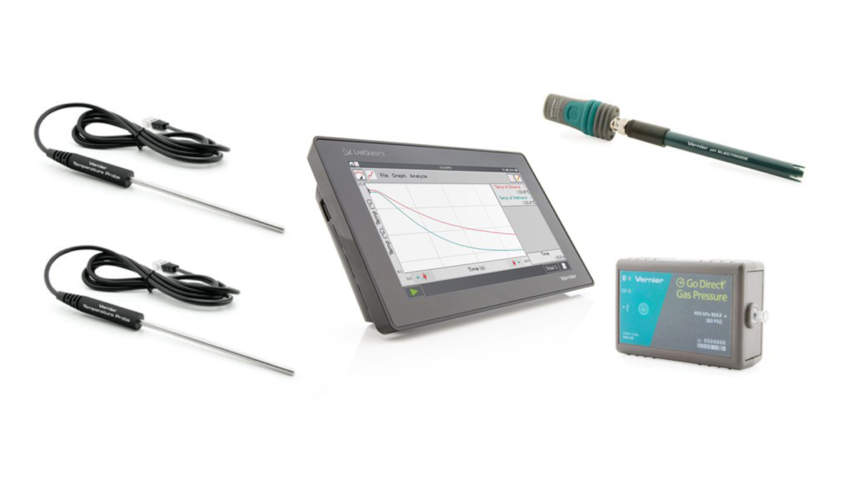 Vernier Set Chemie Starter Paket LabQuest3 inkl. 4 Sensoren/Zubekör