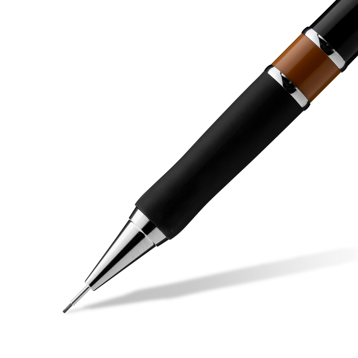Aristo Feinminenstift D1 schwarz 0,5 mm, Gummigriffzone, Metallclip 