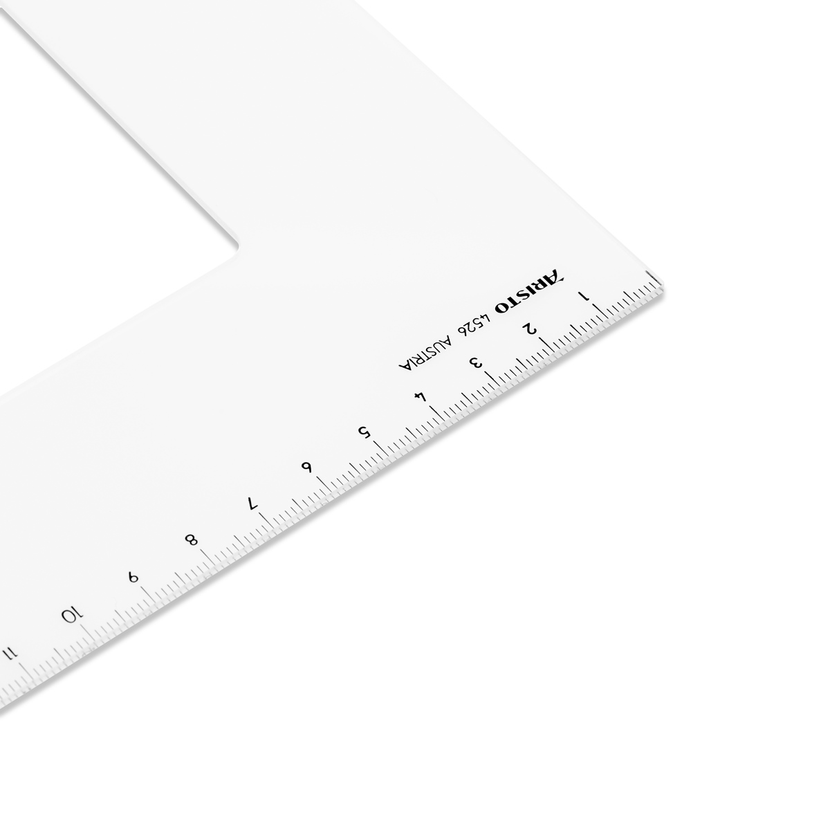 Aristo Dreieck 45 Grad ohne Facette Hypotenuse 36,8 cm, Teilung 26 cm 