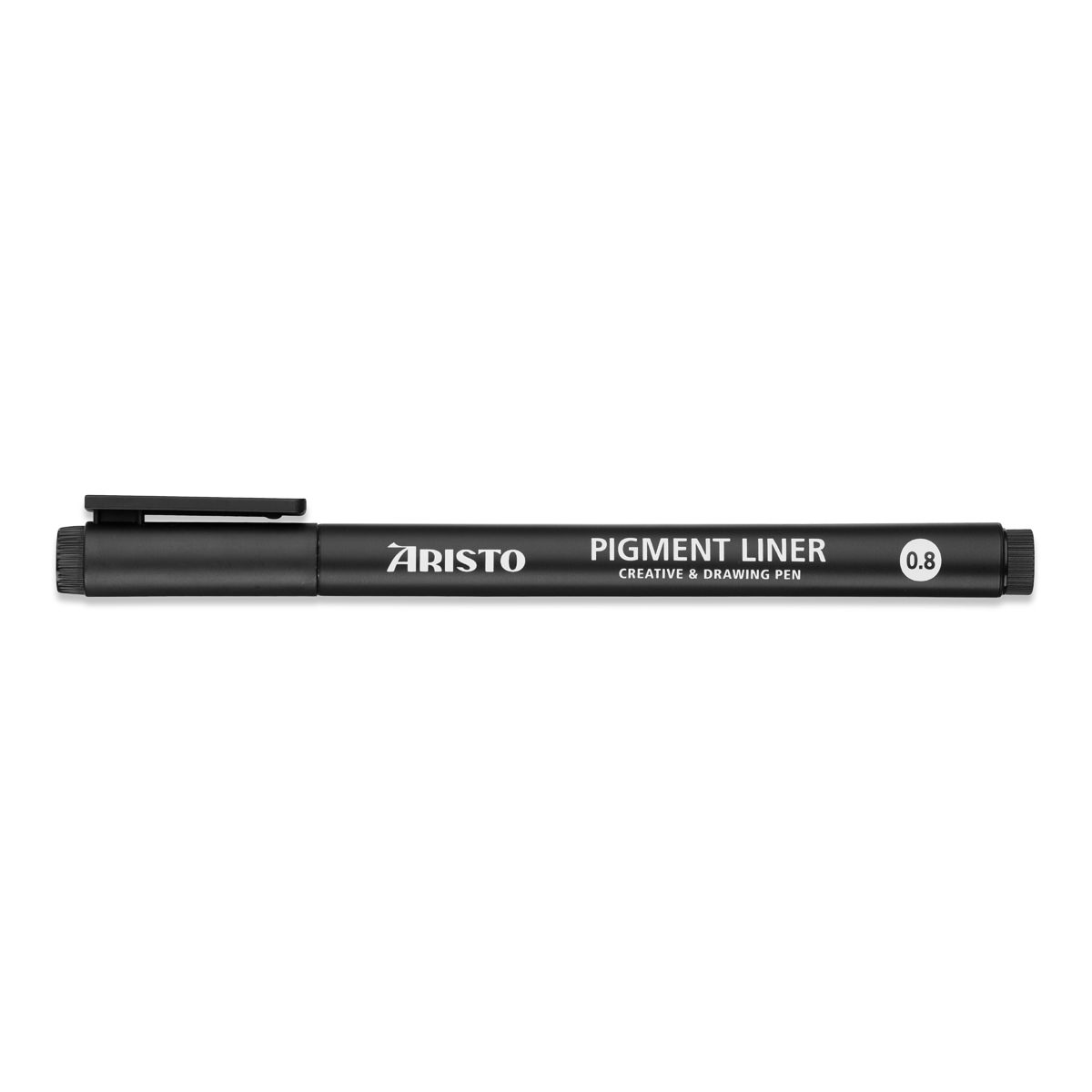 Aristo Pigment Liner 0,8 mm schwarz, licht- und wasserbeständig 