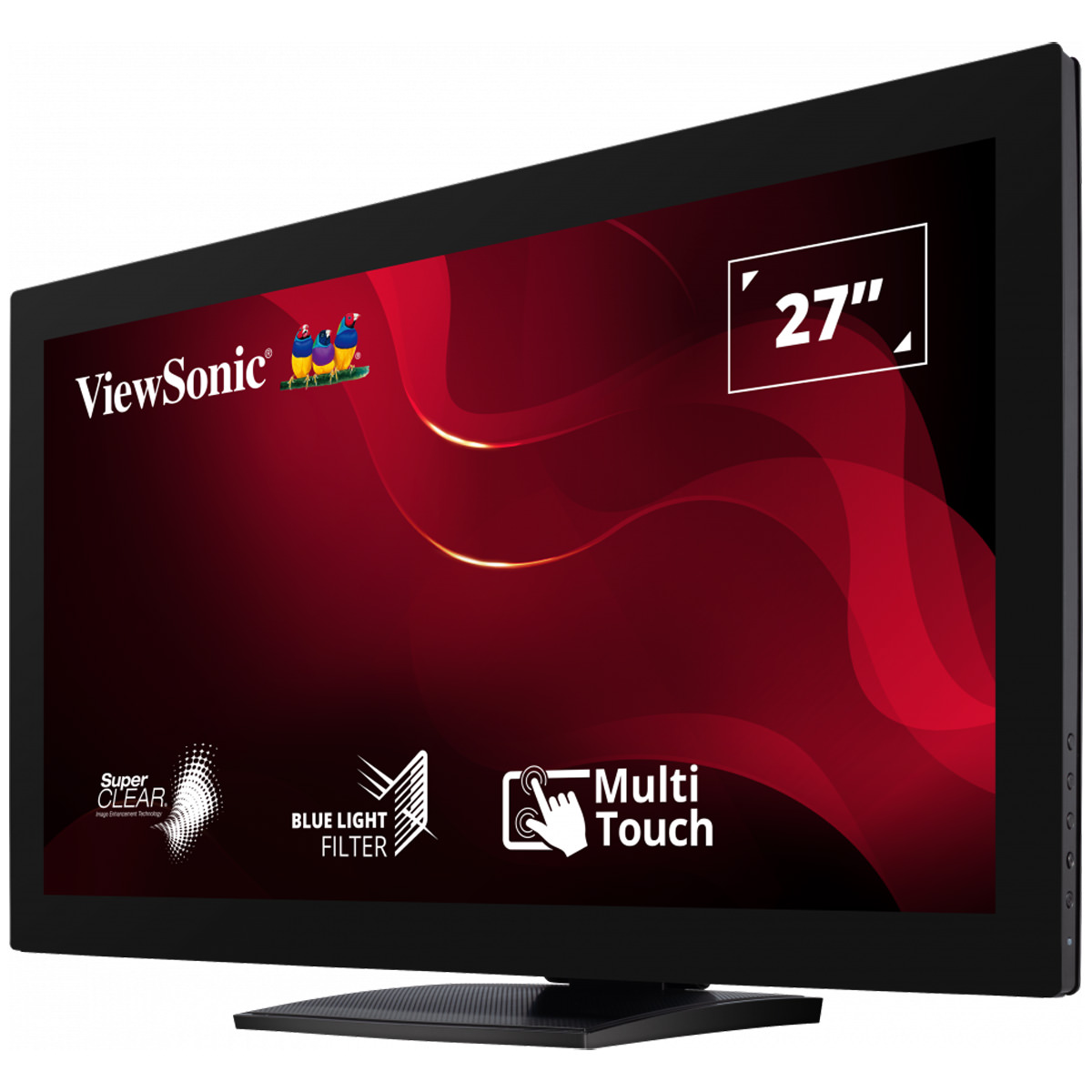ViewSonic TD2760, 27'' (69cm) Touchscreen-Monitor Eco-Mode, Flimmerfrei-Technologie, Blaulichtfilter