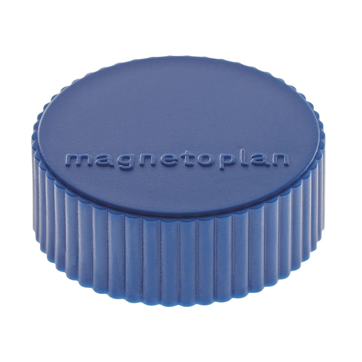 Magnetoplan 1660014 Magnete Discofix Magnum ⌀ 34 mm, 10 Stück, dunkelblau